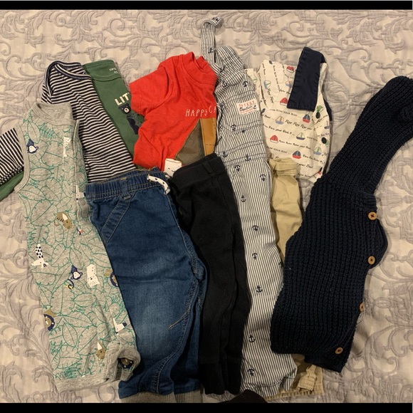 Early Fall Baby Boy 9-12 month bundle - Picture 3 of 3